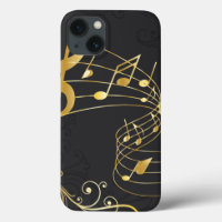 Nota Musical Elegante Luxo