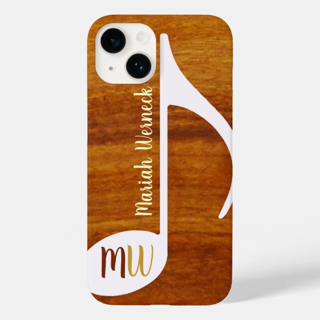 nota musical personalizada sobre madeira (Verso)