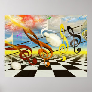 Nota musical por Lenny limited Edition impressão