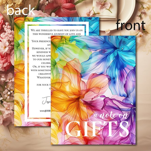 Nota sobre o cartão de dons Eethal Bloom (Note on gifts card Ethereal Bloom)