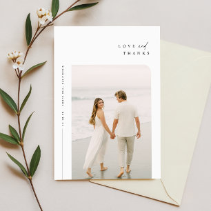 Nota W de Cartões de agradecimentos de Casamento d