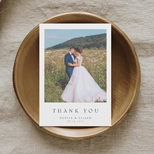 Nota W de Cartões de agradecimentos de Casamento d