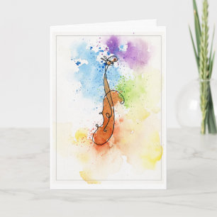 Notas Apreciação de Instrumentos de Cordas - Cartão em B