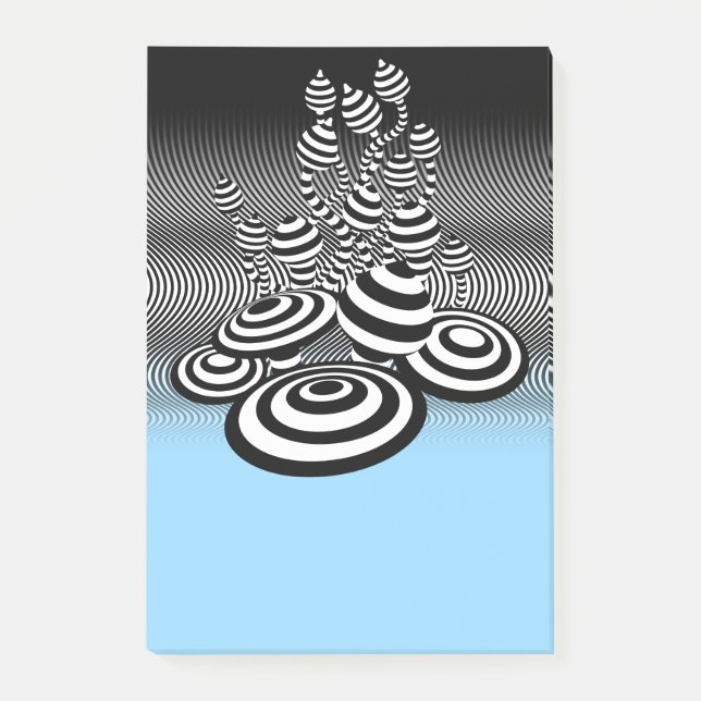 Notas Bloco de anotação de Posto de apagamento azul de M (Frente)