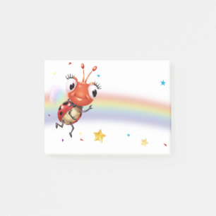 Notas bloco de anotação Poste-it do Lil Ladybug
