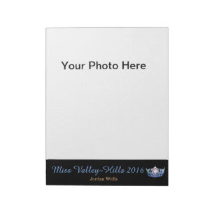 Notas Bloco de Autógrafos de Fotos de Concurso ao Estilo