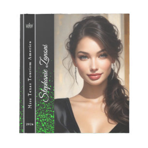 Notas Bloco de Autógrafos do Concurso Emerald Glitz