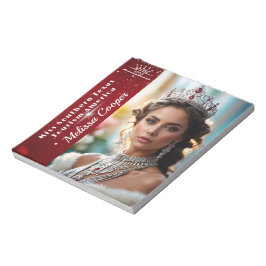 Notas Bloco de Autógrafos Royal Ruby Shimmer Pageant