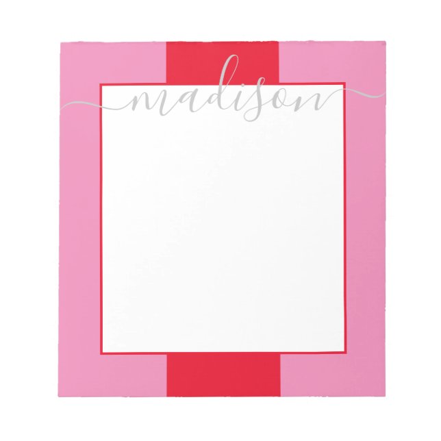 Notas Bloco de Cores Nome de Script Personalizado Bloco  (Frente)