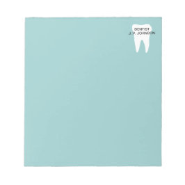 Notas Bloco de odontologia para escritório dentário ou c