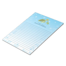 Notas Bloco de Papel de carta de Tartaruga Marinha