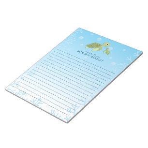 Notas Bloco de Papel de carta de Tartaruga Marinha