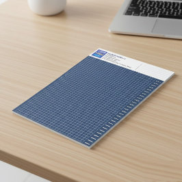 Notas Bloco de Papel de Gráfico de Engenharia de Bluepri