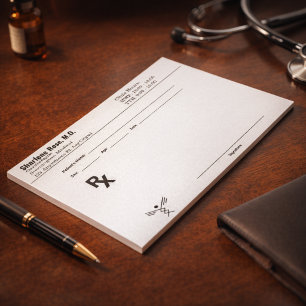 Notas Bloco de Prescrição Personalizado – RX Médico Edit