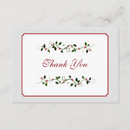 Notas Cartão de agradecimento de casamento de férias de 