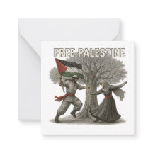 Cartão de Agradecimento Palestina Livre – Mensagem