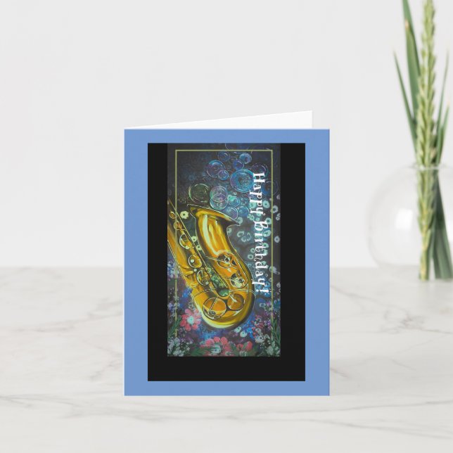 Notas Cartão de aniversário de tema musical (Frente)