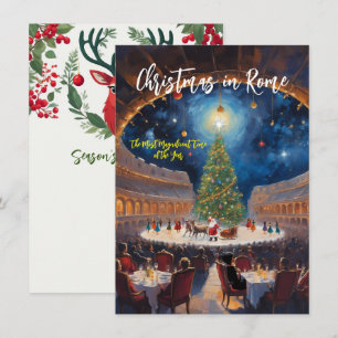 Notas Cartão de Boas Festas 'Natal Longe em Roma'