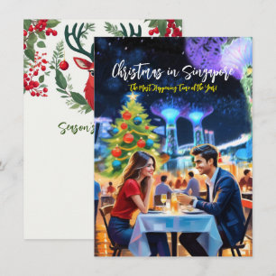 Notas Cartão de Boas Festas ‘Natal Longe em Singapura’