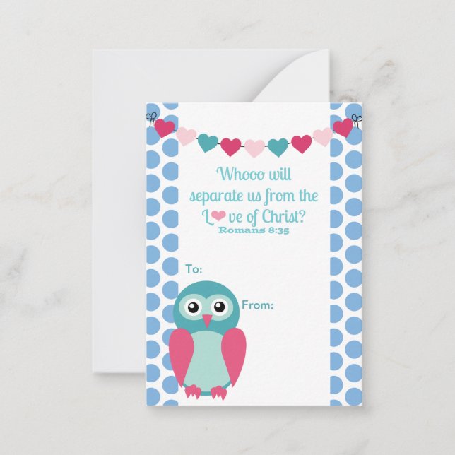 Notas Cartão de Escritura de Namorados de Sala de Aula (Frente)