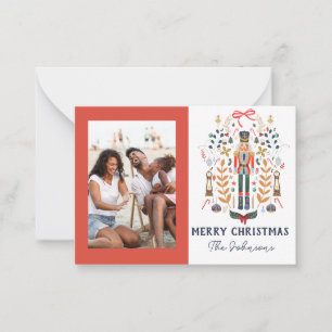 Notas Cartão de Férias de Natal para o Nutcracker