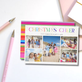 Notas Cartão de Férias Natal 5 Fotografias