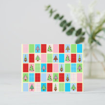 Cartão de Natal colorido