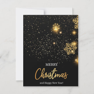 Notas cartão de natal de ano novo