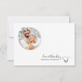 Notas Cartão de Natal Escandinavo Únido de Agradecimento