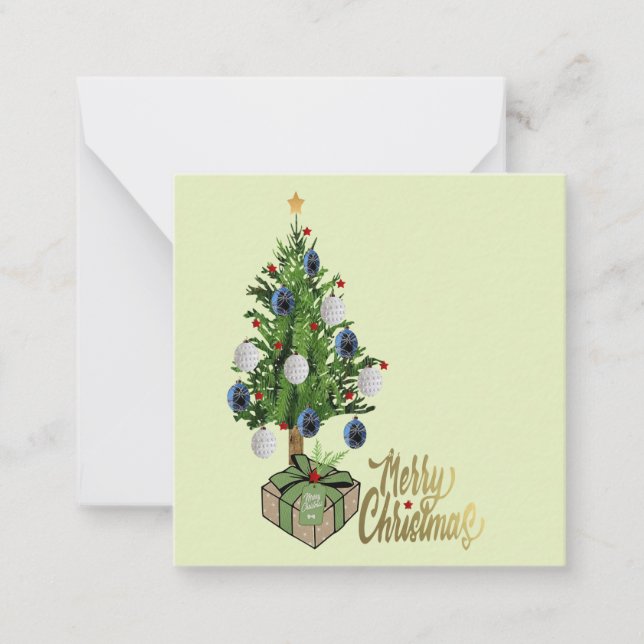 Notas Cartão de Natal Feliz (Frente)