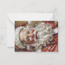 Notas Cartão de Natal Sorrisos dos Papais Noéis