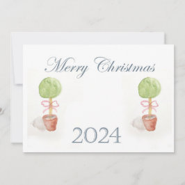 Notas Cartão de Natal Topiário
