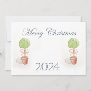 Notas Cartão de Natal Topiário