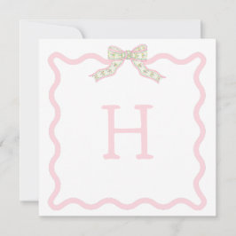 Notas Cartão de Natal Wavy Coquette