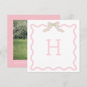 Notas Cartão de Natal Wavy Coquette