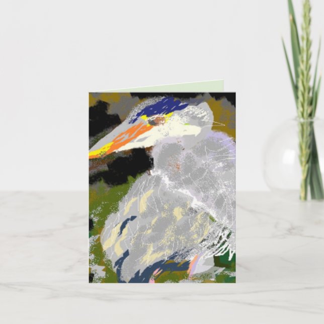 Notas Cartão de Nota: Herão Azul Excelente (Frente)