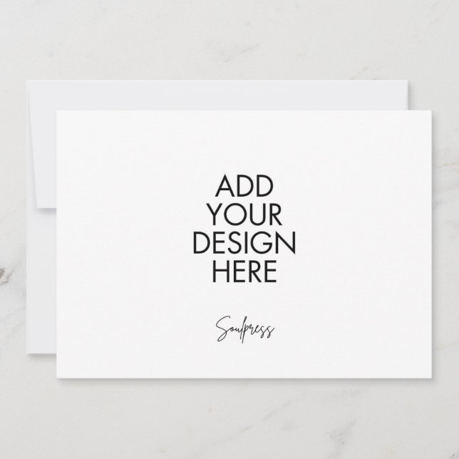 Notas Cartão de paisagem personalizado 7 x 5" (Frente)