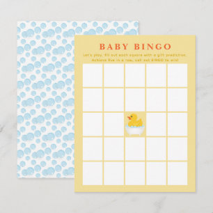 Notas Cartão de Reprodução BINGO BINGO, Chá de fraldas d