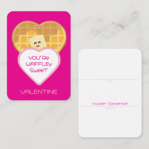 Notas Cartão de São Valentim Mini Waffley Sweet Kids