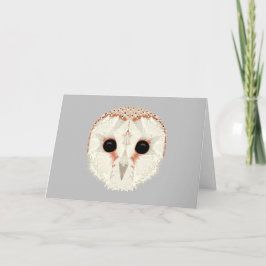 Notas Cartão de Saudação Barn Owl