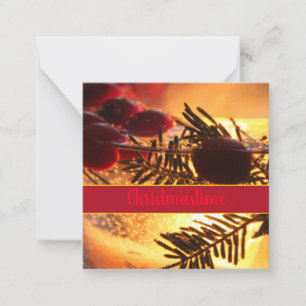 Notas Cartão de Saudação de Papel Super Mini de Natal