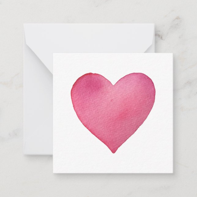 Notas Cartão de saudação do Dia dos Namorados. (Frente)