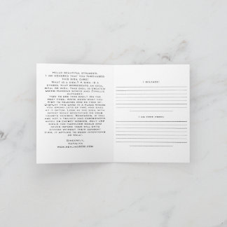 Notas Cartão de Sinal para Liberação e Saída