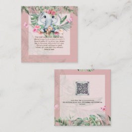 Notas Cartão de Solicitação de Poem de Livro de Elefante