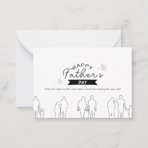 Notas Cartão do Dia dos Pais "Gerações de Amor"