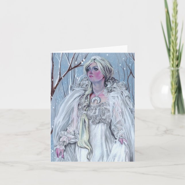 Notas Cartão Glossy Rainha de Neve (Frente)