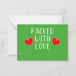 Notas Cartão Plano Cheio de Amor