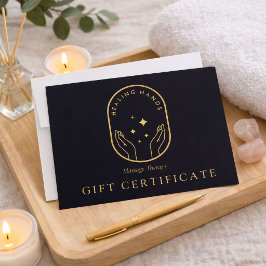 Notas Cartão Presente de Terapia de Massagem Modern Heal