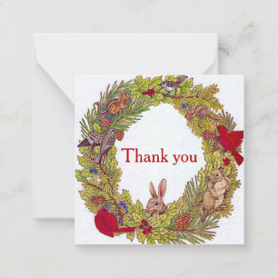 Notas Coroa de Agradecimento Cartão Plano