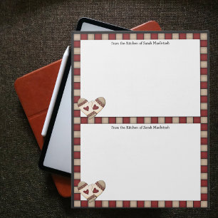 Notas Country Check Recipientes 2 para Cima do Bloco de